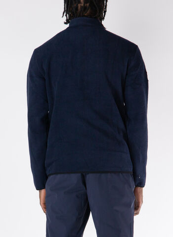FELPA HALF ZIP IN PILE FISI ITALIA, 1577 BLU, small