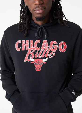 FELPA HOODIE CHICAGO BULLS, BLK, small