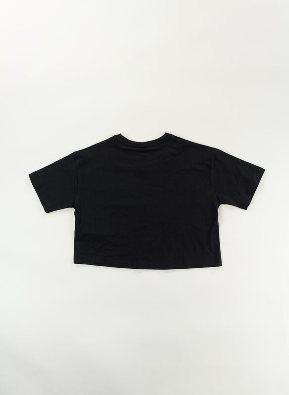 T-SHIRT ICONS RAGAZZA, KK001 BLK, medium