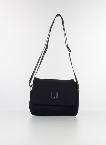 BORSA TRACOLLA PATTINA NEOPRENE, 22222 BLK, small