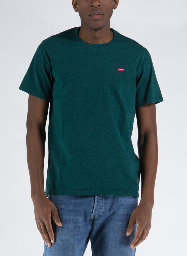 T-SHIRT CON LOGO, 0150 GREEN, large