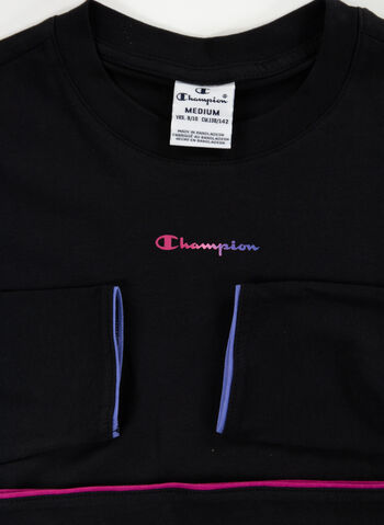 T-SHIRT COLOR BLOCK RAGAZZA, KK001 BLK, small