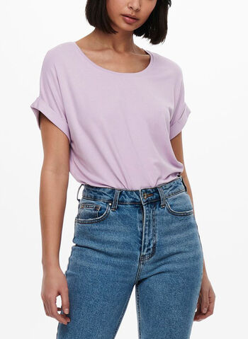 T-SHIRT LOOSE, LAVENDER FROST, small