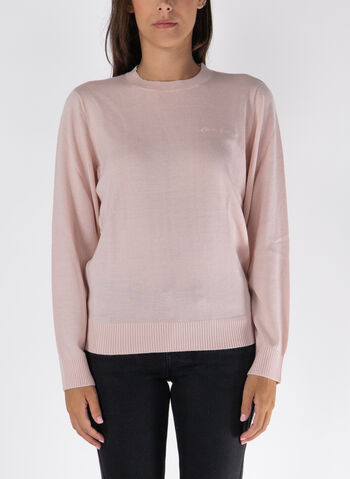 MAGLIONE GIROCOLLO, 14BQ ROSE, small