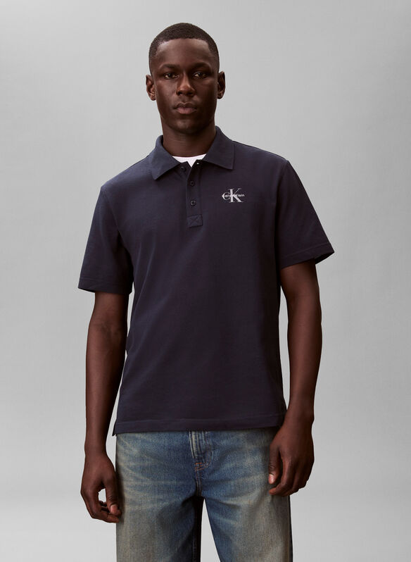 POLO PIQUET MONOLOGO, CEF NVY, medium
