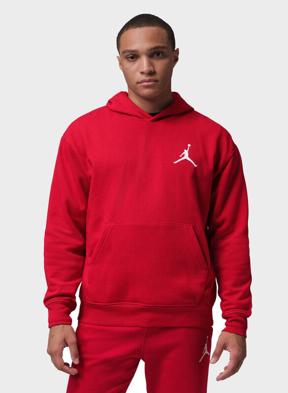 FELPA JORDAN FLC HOODIE, 687 RED, medium