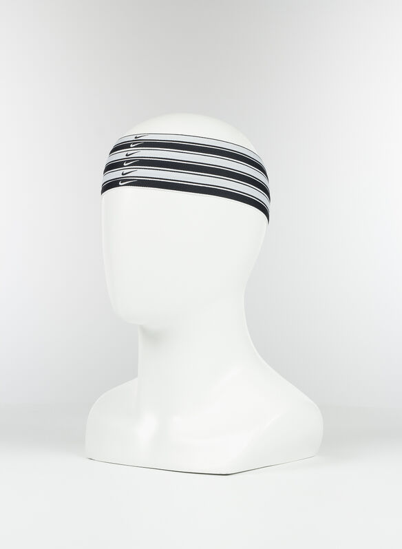 FASCE PER CAPELLI SPORT SET 6PZ, 176WHTBLK, medium