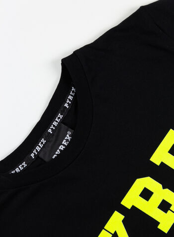 T-SHIRT LOGO RAGAZZO, 11028BLKLLIME, small