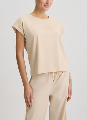 T-SHIRT LOGO, M9181 NATURAL, small