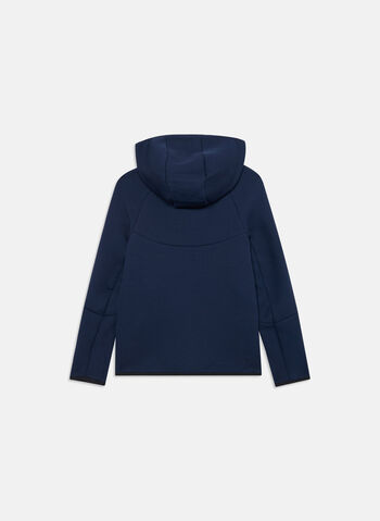 FELPA FULL ZIP TECH FLEECE RAGAZZO, 453 OBSIDIAN, small