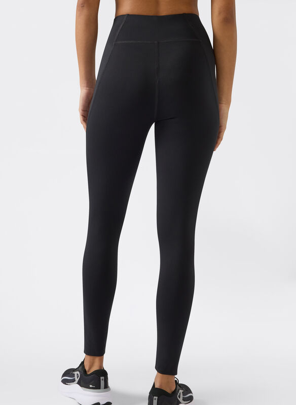 LEGGINGS QUICK DRY STRETCH, KK001 BLK, medium