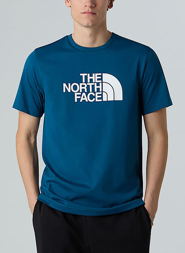 T-SHIRT EASY, PETROLIO, large