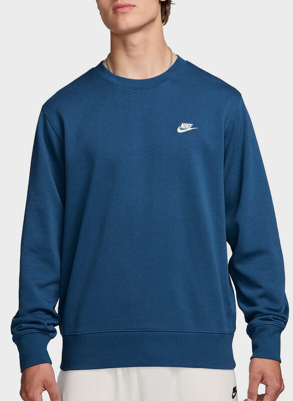 FELPA CLUB GIROCOLLO, 476 BLUE, medium