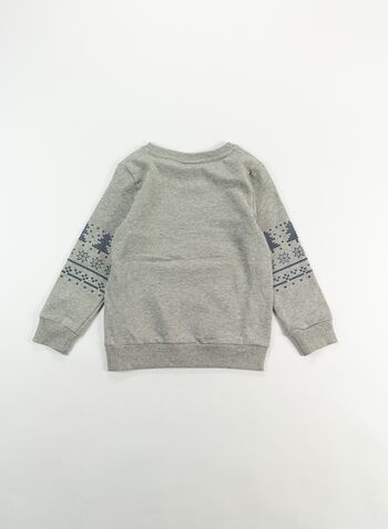 FELPA GIROCOLLO CHRISTMAS MICKEY BAMBINO, GREY MEL, small