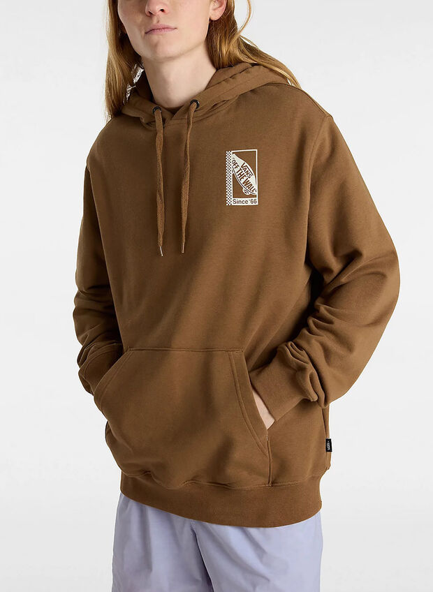 FELPA CON CAPPUCCIO VD BOX, COFFE, large