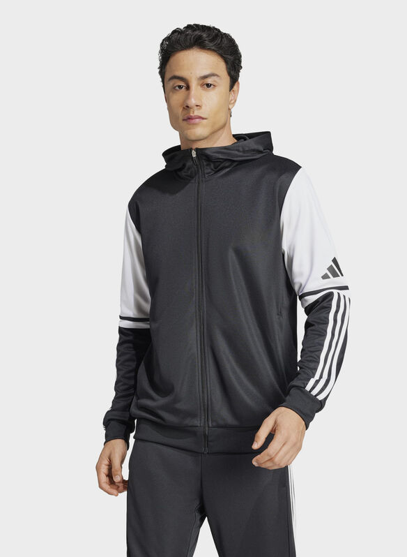 FELPA TIRO POLY FULL ZIP, - BLK, medium
