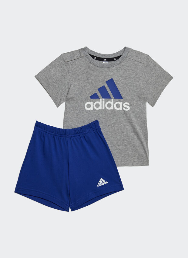 COMPLETO T-SHIRT + SHORT BADGE OF SPORT BIMBO, GREYROY, large