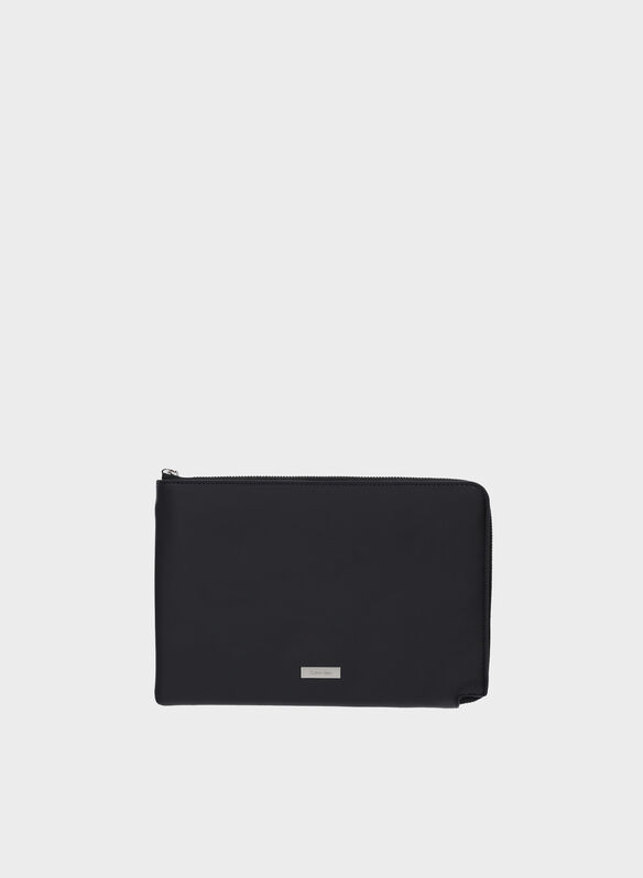 POCHETTE PLAQUE POUCH, UB1 BLK, medium