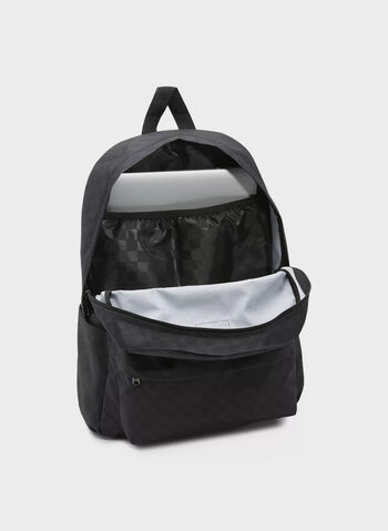 ZAINO BIG LOGO OLD SKOOL CHECK UNISEX, BLKGREY, small