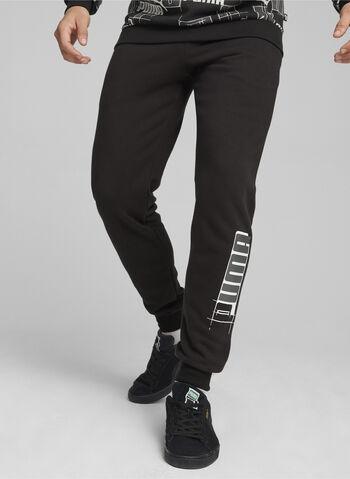 PANTALONE LOGO LAB, 01 BLK, small