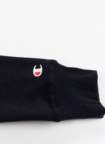 FELPA CON CAPPUCCIO BIG LOGO RAGAZZA, KK001 BLK, small