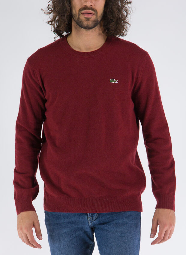 MAGLIONE GIROCOLLO IN MISTO LANA, , large