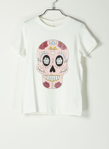 T-SHIRT NIKA TESCHIO RAGAZZA, SNOW WHT, small