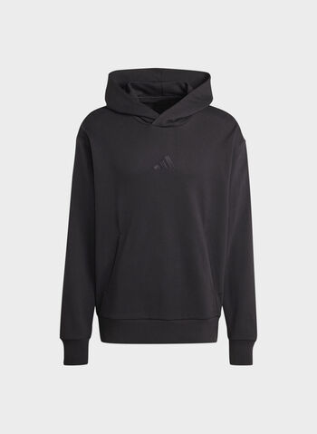 FELPA CON CAPPUCCIO ALL SZN FRENCH TERRY, - BLK, small