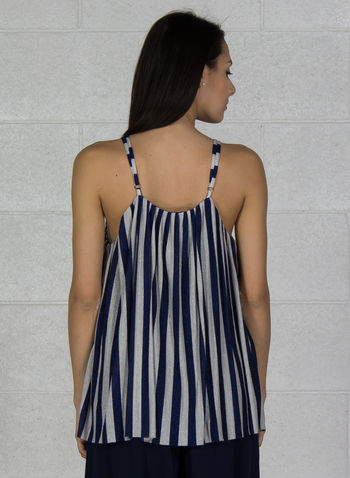 CANOTTA LUREX RIGATA VISCOSA, BLUETTE, small