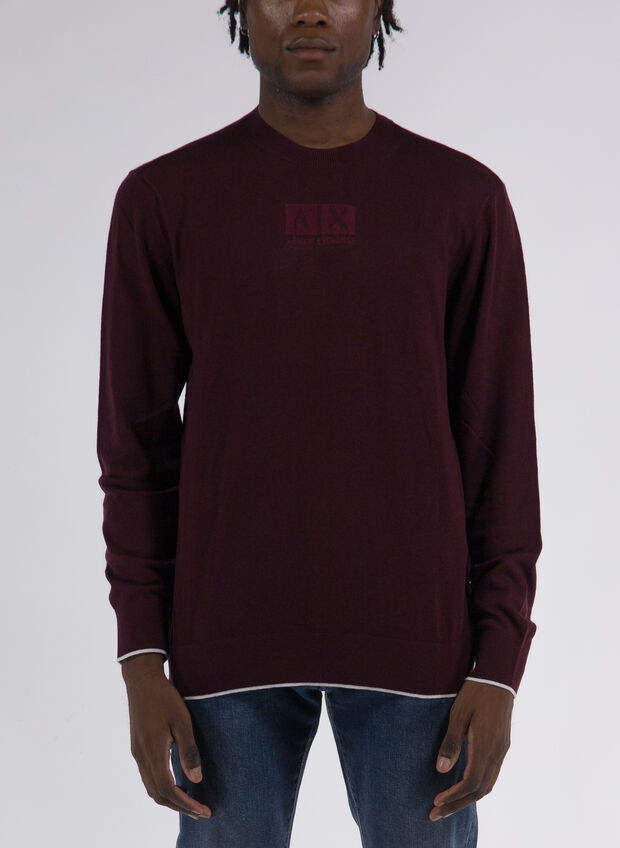 MAGLIONE LOGO VISCOSA, , large