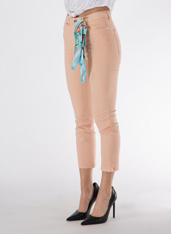 PANTALONE SATIN STRETCH, G6J4 SALMONE, small