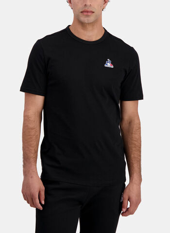 T-SHIRT ESS LOGO, BLK, small