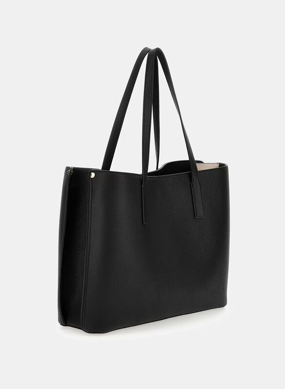 BORSA MERIDIAN SHOPPER SIGLATA, CLO BLK, medium