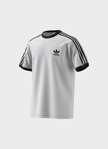 T-SHIRT 3-STRIPES, WHTBLK, small