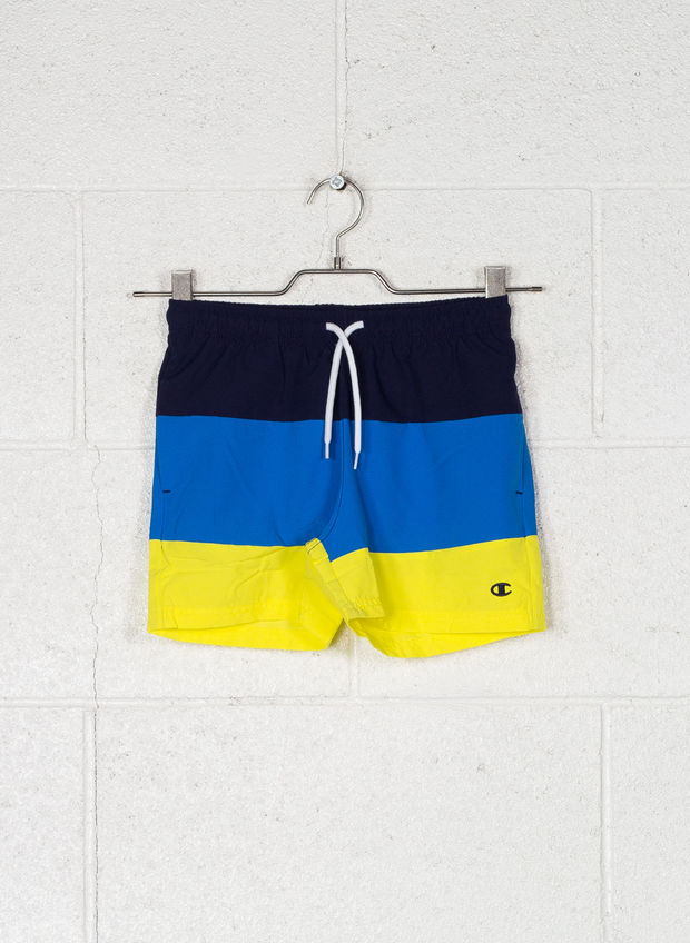 SHORTS BICOLOR RAGAZZO, BS536 NVY, large