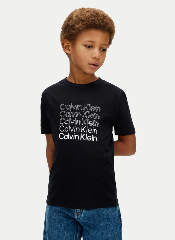 T.SHIRT BAMBINO, BEH BLK, medium