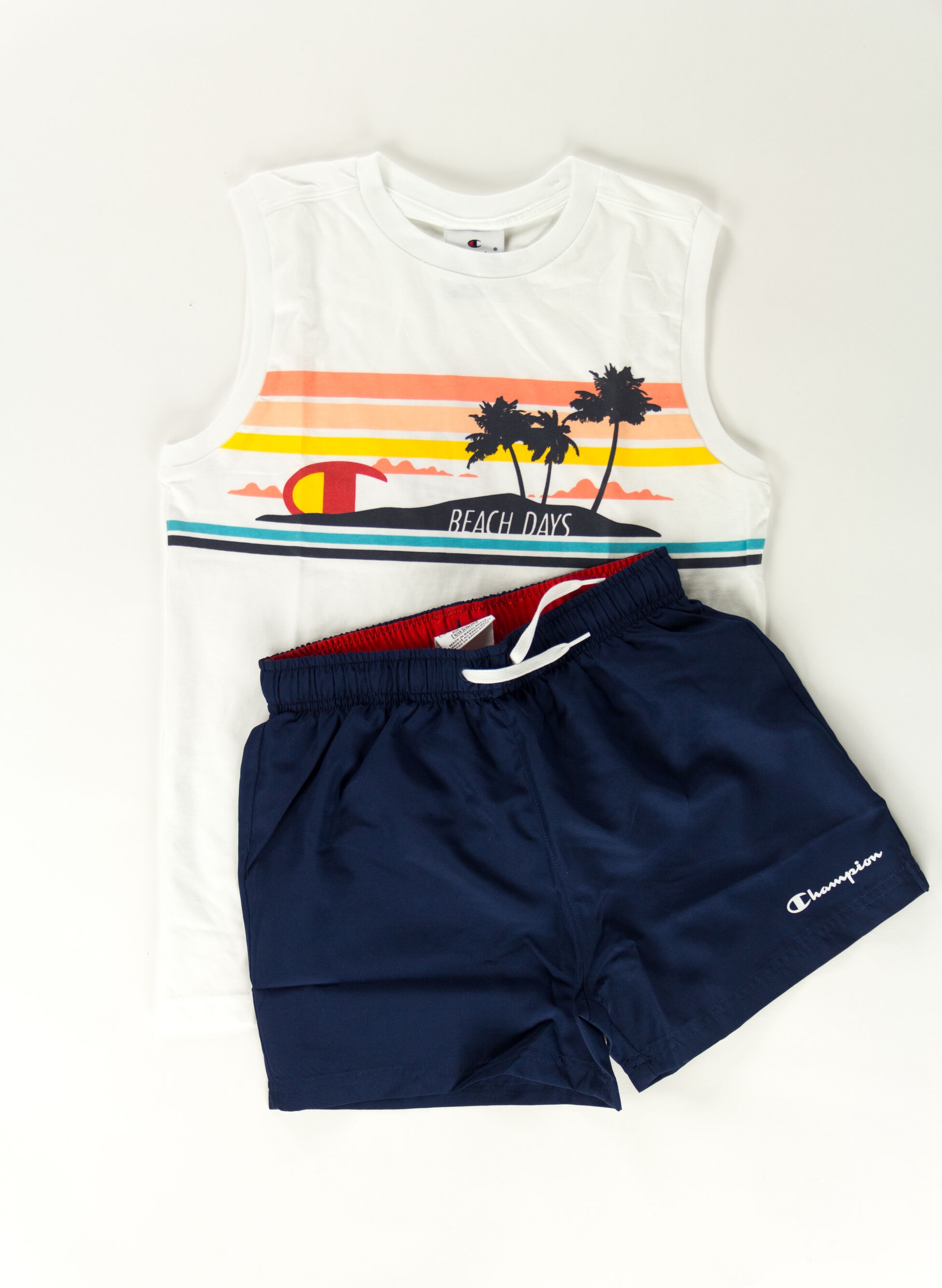 COMPLETINO SMANICATA+SHORT BEACH RAGAZZO S