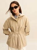PARKA RECENTE, 002 BEIGE, thumb