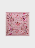 FOULARD CON STAMPA FLOREALE, ROS ROSE, thumb