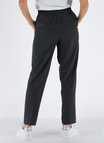 PANTALONE SALERNO CHECK, BLACK, small