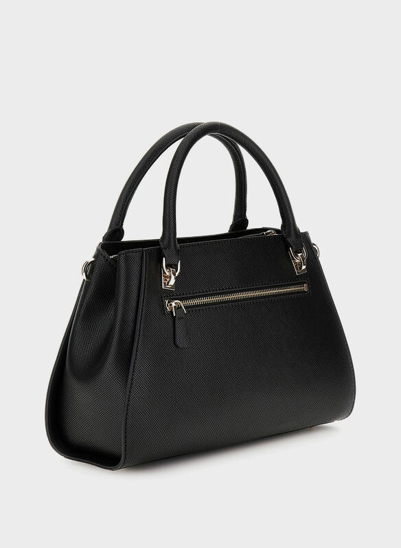 BORSA A MANO NOELLE SAFFIANO, BLK, medium