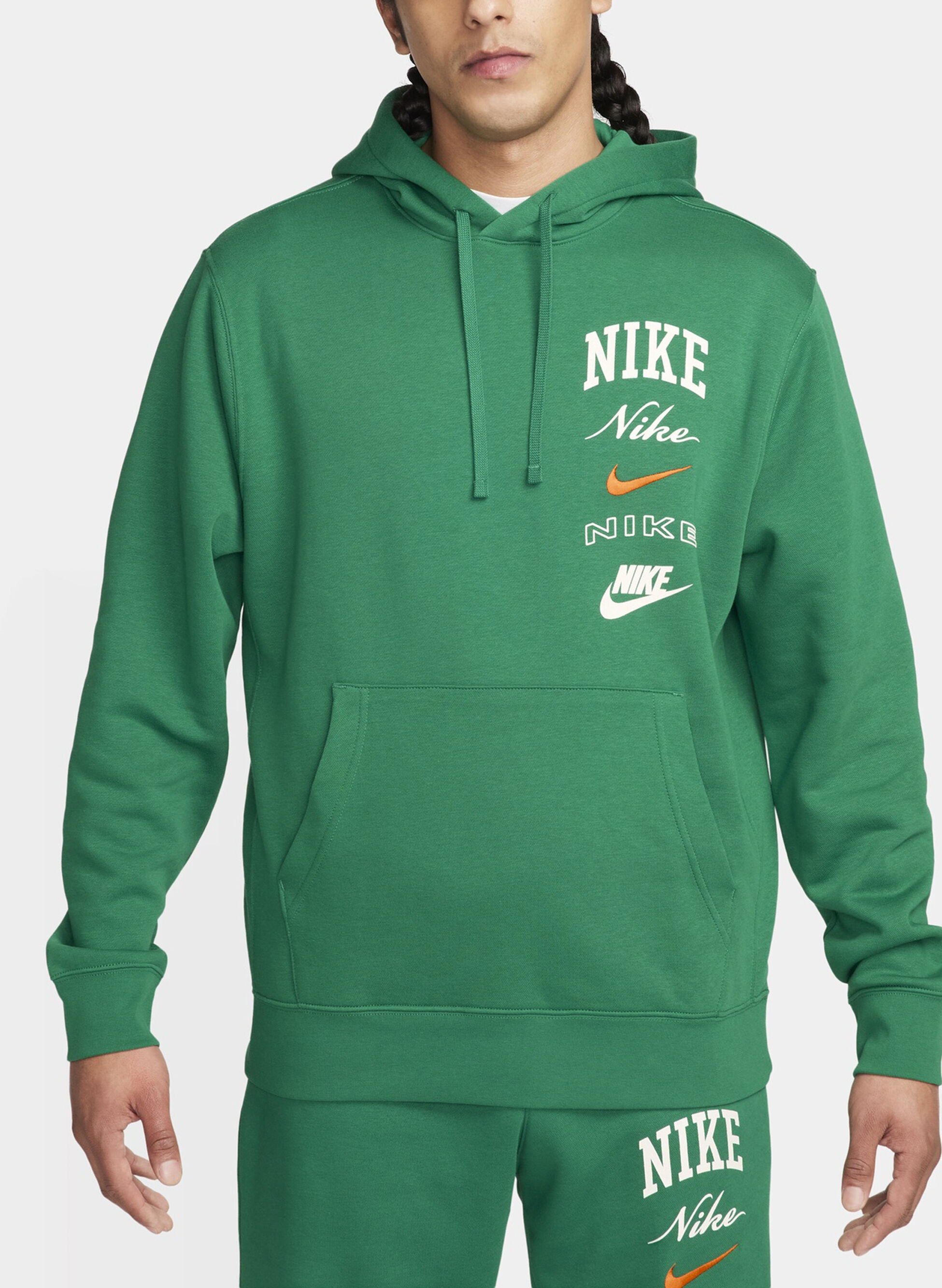 NIKE FELPA HOODIE CLUB FLEECE STACK