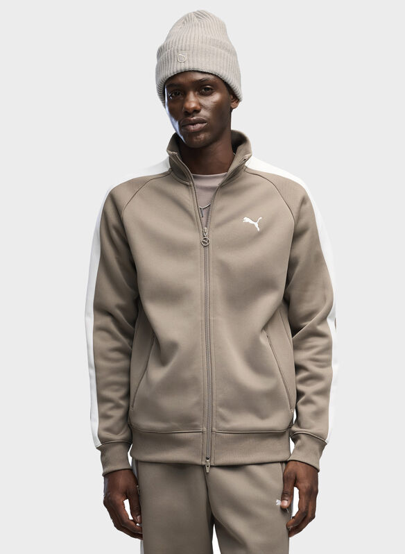 FELPA T7 FULL ZIP, 81 MOUSE GRAY, medium