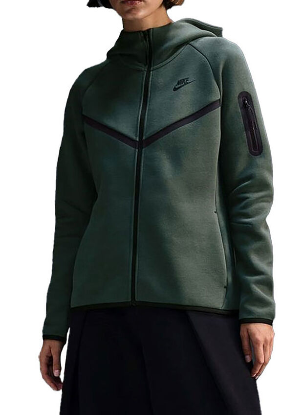 FELPA FULL ZIP TECH FLEECE, 338 VINTAGE GREEN, large