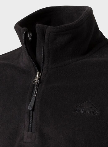 FELPA AMARILLO IN PILE 1/2 ZIP JUNIOR, , small