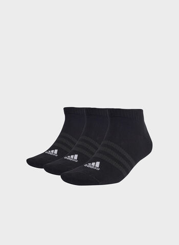 CALZA THIN AND LIGHT SPORTSWEAR LOW-CUT 3 PAIA UNISEX, BLK, small