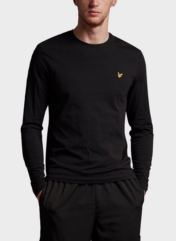 T-SHIRT MANICA LUNGA, Z865BLK, medium