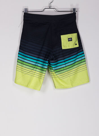 BOARDSHORT ALL DAY STRIPE, 39LIMEBLK, small