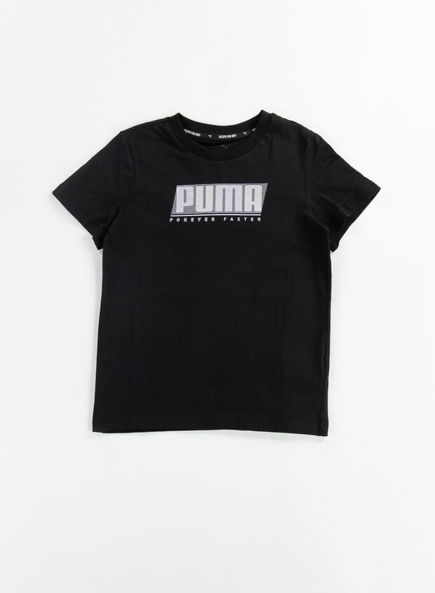 T-SHIRT ESSENTIALS RAGAZZO, 01 BLK, large