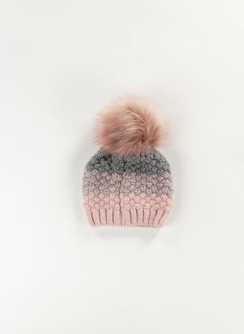 CAPPELLO PONPON, PINK/GREY, small